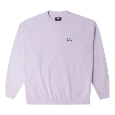 Converse Sneakers Patch Loose Fit Sweatshirt 'light Purple'