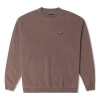 Converse Sneakers Patch Loose Fit Sweatshirt 'squirrel Friend' In Brown
