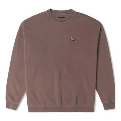 Converse Sneakers Patch Loose Fit Sweatshirt 'squirrel Friend' In Brown