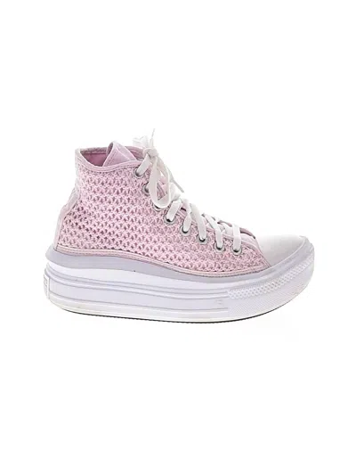 Pre-owned Converse Sneakers In Pink
