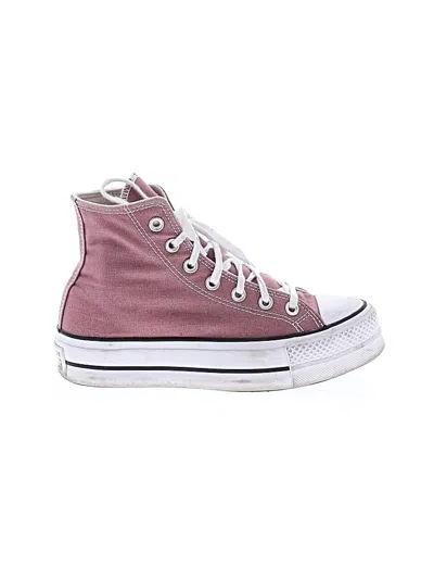 Pre-owned Converse Sneakers In Pink