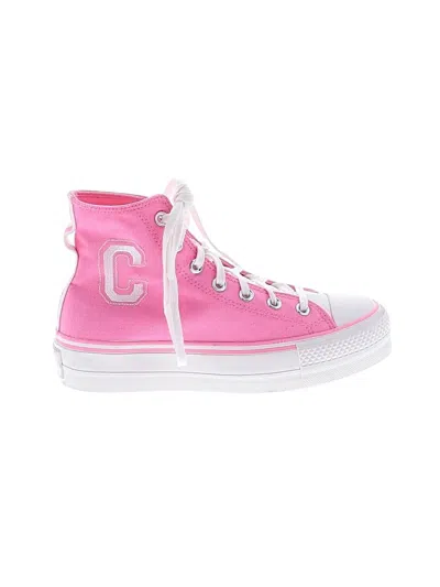 Pre-owned Converse Sneakers In Pink