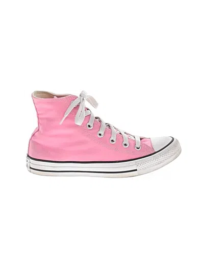 Pre-owned Converse Sneakers In Pink