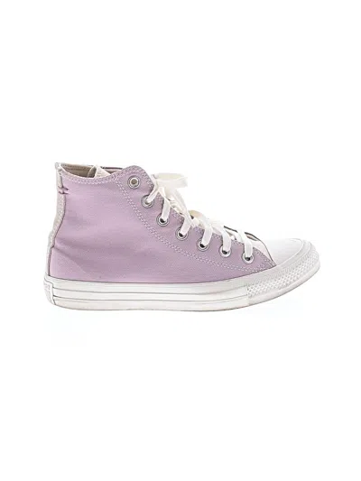 Pre-owned Converse Sneakers In Purple
