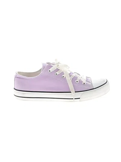 Pre-owned Converse Sneakers In Purple