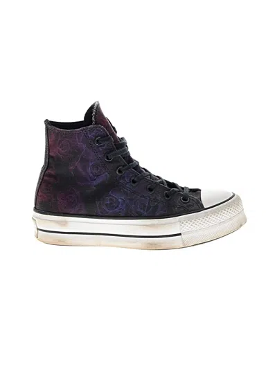 Pre-owned Converse Sneakers In Purple