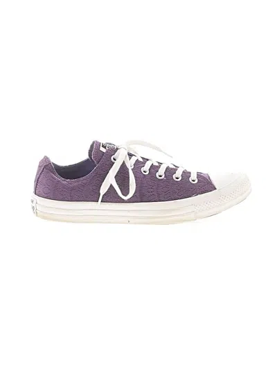 Pre-owned Converse Sneakers In Purple