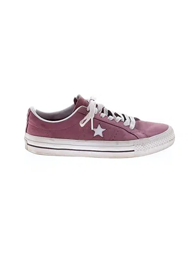 Pre-owned Converse Sneakers In Purple