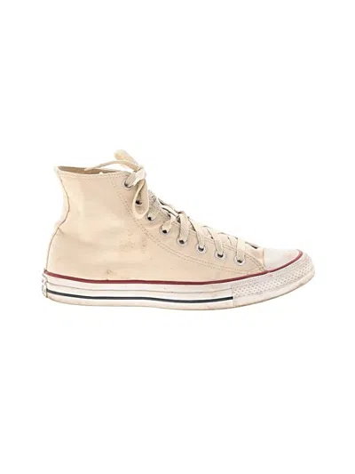 Pre-owned Converse Sneakers In Tan