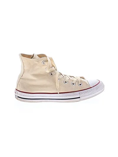 Pre-owned Converse Sneakers In Tan