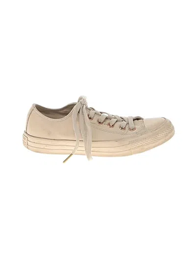 Pre-owned Converse Sneakers In Tan