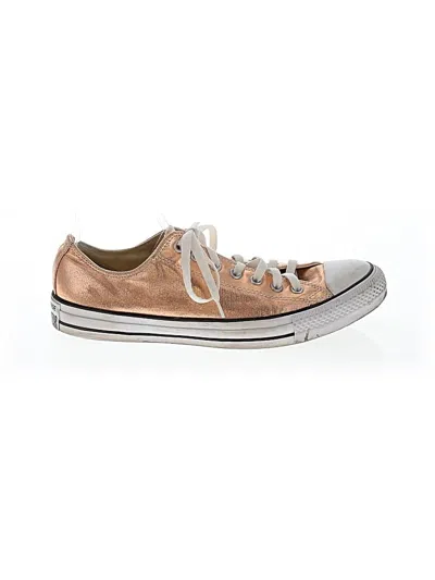 Pre-owned Converse Sneakers In Tan