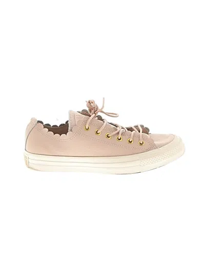 Pre-owned Converse Sneakers In Tan