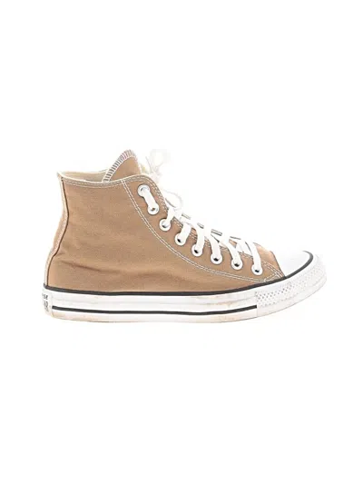 Pre-owned Converse Sneakers In Tan