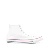 Converse White Canvas Chuck Taylor Hi Sneakers In Multi