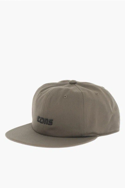 Converse Solid Colour Cap With Embroidery In Neutral