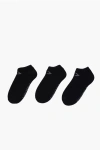 Converse Solid Color Cotton Stretch 3 Pairs Of Socks Set