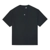 Converse Solid Color Loose Round Neck Short Sleeve Couple Style Black