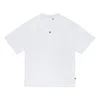 Converse Solid Color Loose Round Neck Short Sleeve Couple Style White