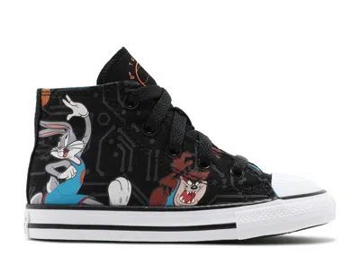 Converse Babies'  Space Jam X  Chuck Taylor All Star High Td 'tune Squad' In Black