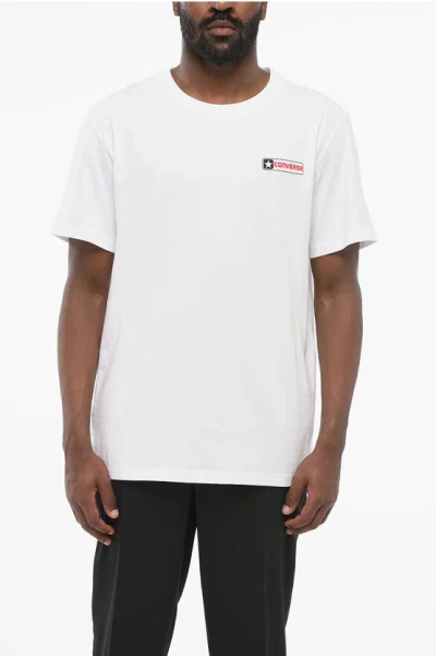 Converse Standard Fit Crew-neck T-shirt With Back Maxi Print