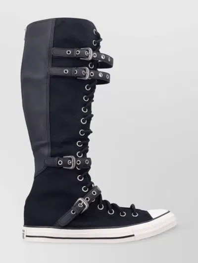 Converse Star All High-top Silhouette Rubber Sole In Black