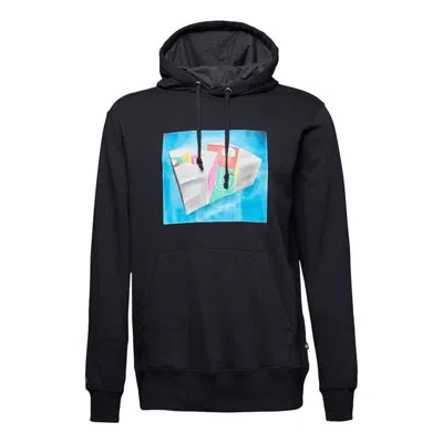 Converse Star Chevron 3d Court Pullover Hoodie 'black'