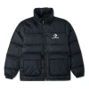 Converse Star Chevron Down Jacket 'black' In Blue
