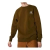 Converse Star Chevron Emb Crew Sweatshirt 'olive Green' In Multi