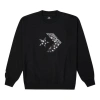 Converse Star Chevron Paisley Pattern Sweatshirt 'black'