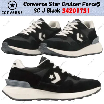 Pre-owned Converse Star Cruiser Force5 Sc J Black 34201731 Men's Size