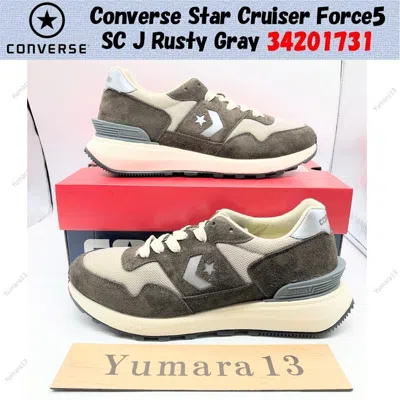 Pre-owned Converse Star Cruiser Force5 Sc J Rusty Gray 34201731 Men's Size