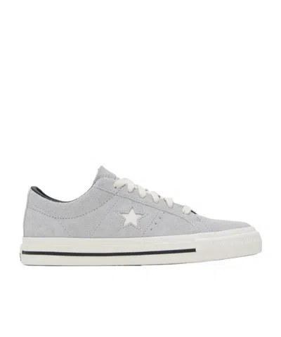 Converse Star Pattern Low Upper Board Shoes In White