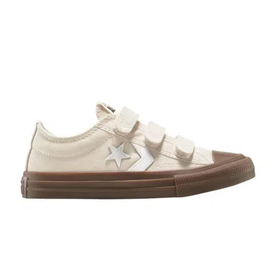Pre-owned Converse Star Player 76 Easyon Low Ps 'light Dune Gum' | Cream | Kid's Size 3 In White