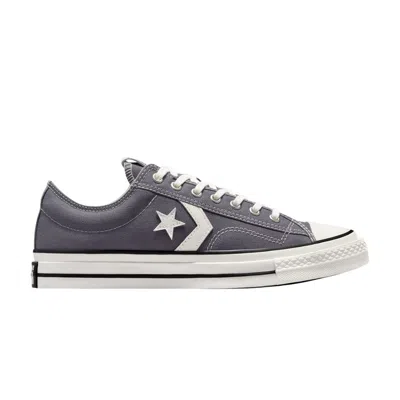 Pre-owned Converse Star Player 76 Low 'premium Canvas - Plum Cove' | Grey | Men's Size 10 In Gray