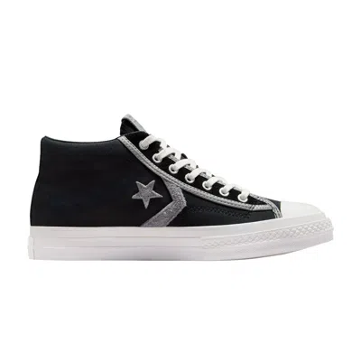 Pre-owned Converse Star Player 76 Luxe Mid 'black Classic Grey' | Men's Size 10.5