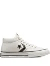 Converse All Star Canvas Star Player 76 Low Top Sneakers With Contras In White