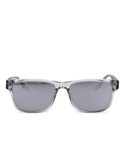 Converse Kids' Star-print Rectangle-frame Sunglasses In Gray