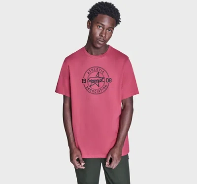 Converse Star Script Tee In Pink