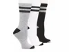 Converse Striped Crew Socks In Multi