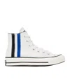 Converse Striped Lace High-top Casual Shoes In White