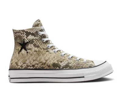 Converse Stussy X  Chuck 70 High 'snakeskin' In Brown