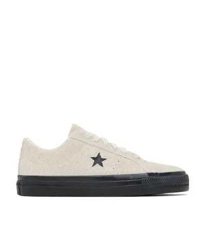 Converse Suede Laced Low Upper Board Shoes In Black