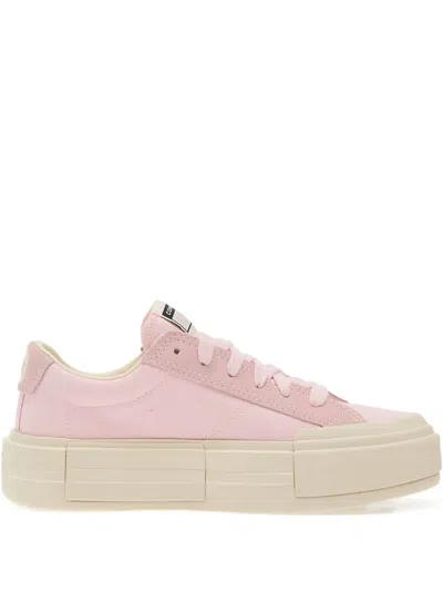 Converse Suede-panel Sneakers In Pink