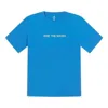 Converse Summer Verbiage T-shirt 'blue'