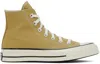 Converse Tan Chuck 70 High Top Sneakers In Dunescape