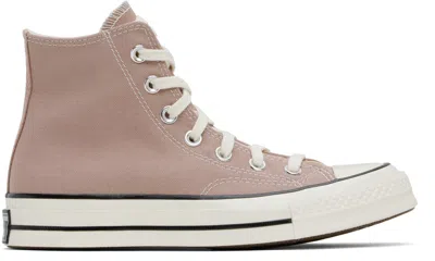 Converse Taupe Chuck 70 High Top Sneakers In Bite The Dust/egret/