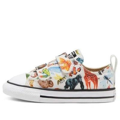 Converse (td)  Chuck Taylor All Star 2v Little White/multi