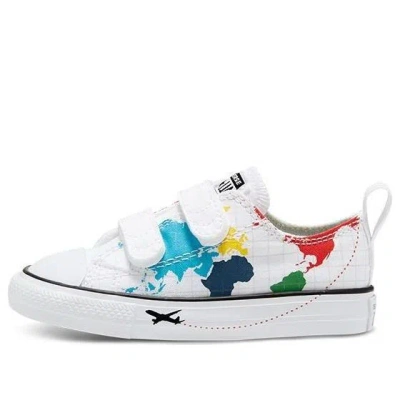 Converse (td)  Chuck Taylor All Star 2v Little White/multi-color