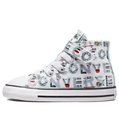 Converse (td)  Chuck Taylor All Star Easy-on High-top Sneakers White/blue